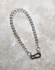 Large Link Quartz Necklace