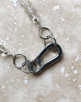 Large Link Quartz Necklace