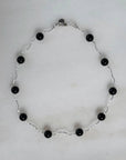 Onyx Tube Necklace