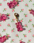 Raspberry Gummy Bear Bag Charm