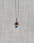 Tiger's Eye & Lapis Stone Pendant