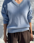 Abby Cotton V-Neck Sweater