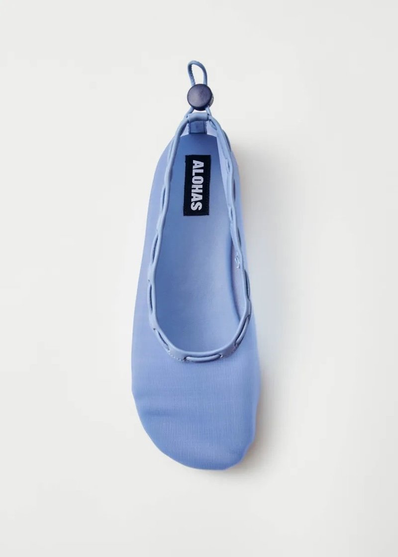 Gill Mesh Ballet Flat in Blue by Alohas | The Sunday Standard