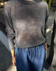Cecile Crew Neck Mohair Sweater