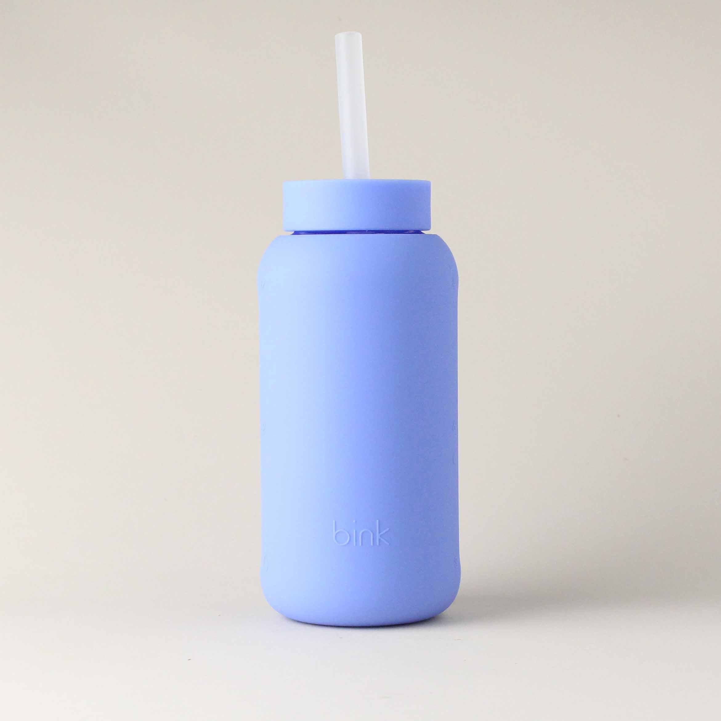 Day Bottle in Bubblegum by Bink  Hydration Tracking Glass & Silicone Water  Bottle – The Sunday Standard