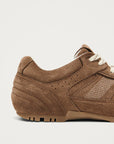 Tb.56 Brown Suede Leather Sneakers