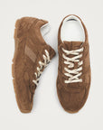 Tb.56 Brown Suede Leather Sneakers