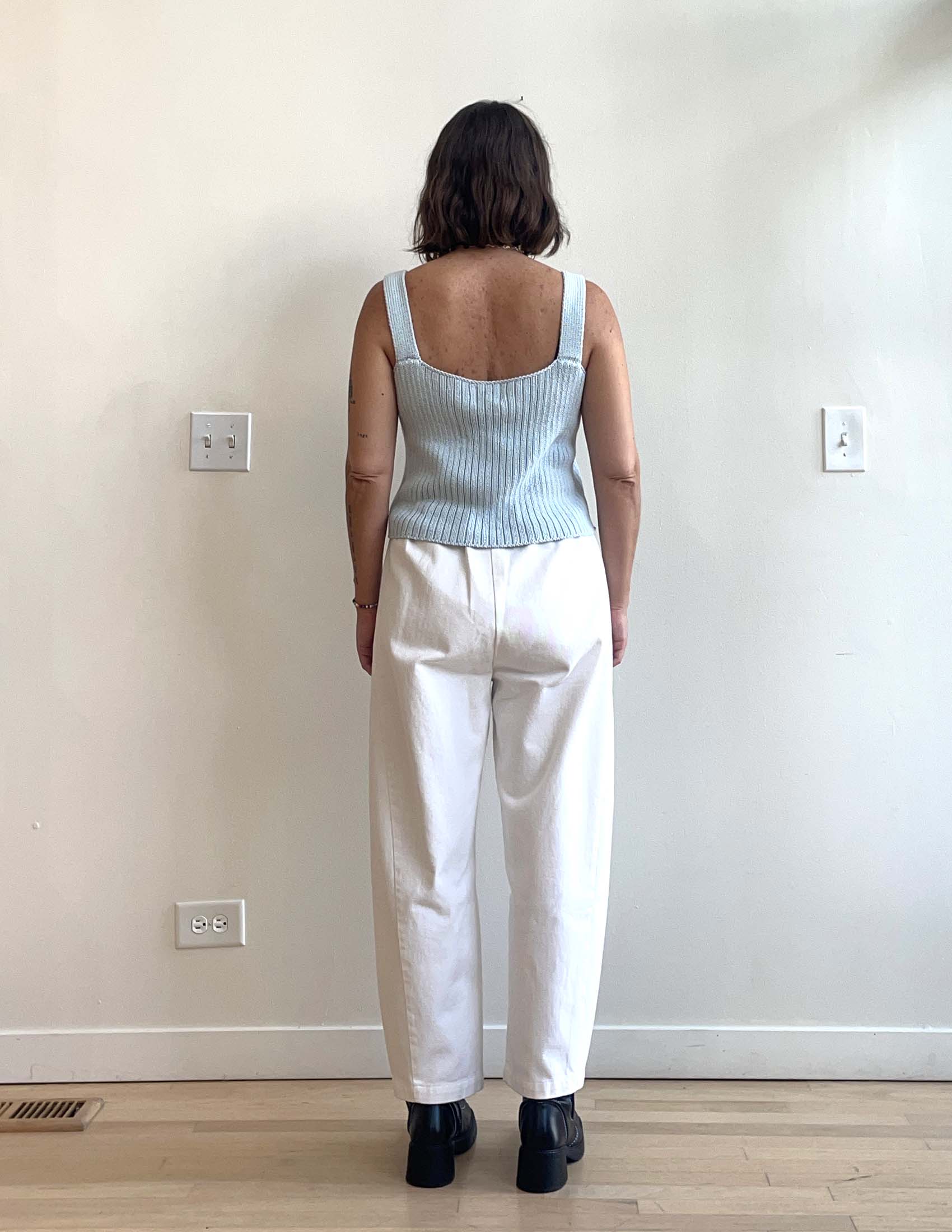 Square Neck Knit Tank