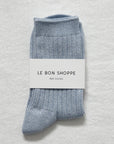 Cotton Ribbed Modal Lurex Her Socks