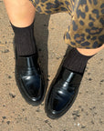 Cotton Ribbed Modal Lurex Her Socks