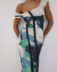 Hydrangea Paulie Midi Dress