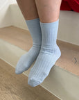 Cotton Ribbed Modal Lurex Her Socks