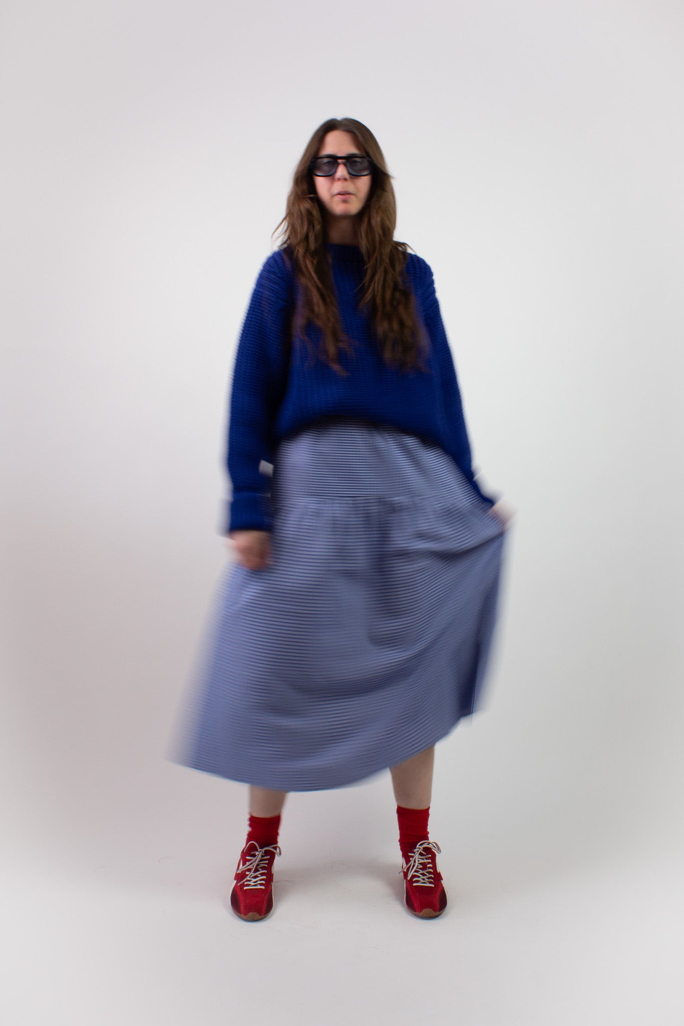James Street Co Chunky Lowe Pullover Cobalt | The Sunday Standard