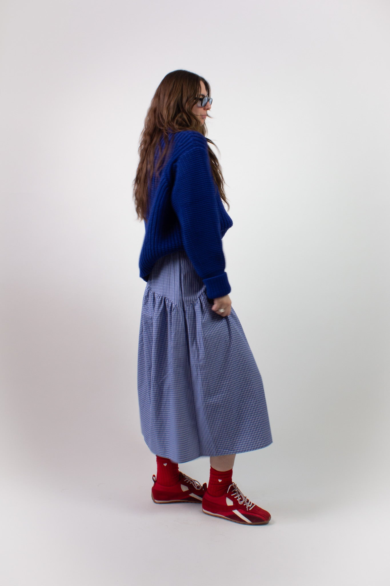 James Street Co Chunky Lowe Pullover Cobalt | The Sunday Standard