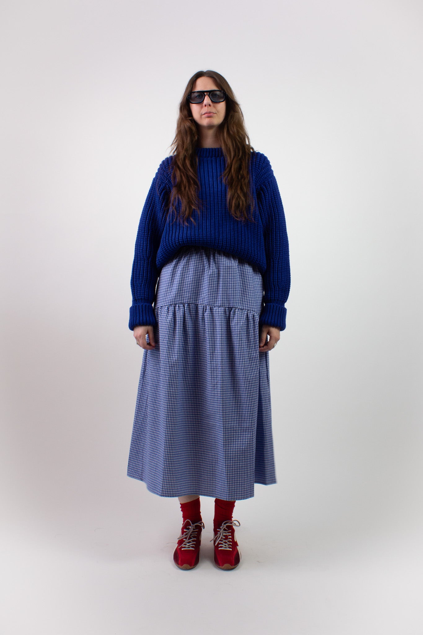 James Street Co Chunky Lowe Pullover Cobalt | The Sunday Standard