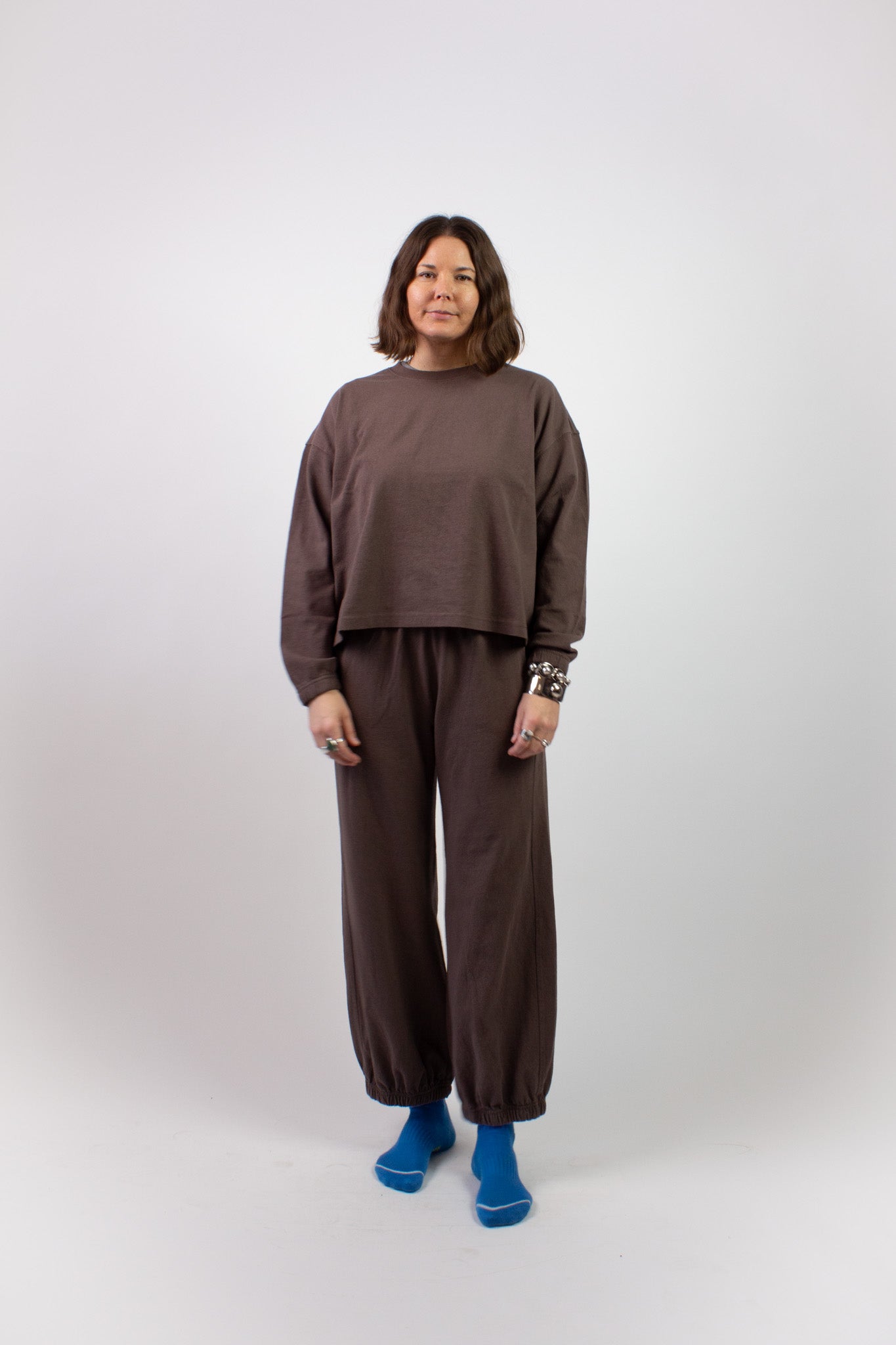 Le Bon Shoppe Balloon Pant Chocolate Brown - Lightweight Sweatpant