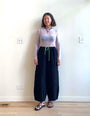 Korean Power Mesh Boat Neck Top