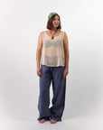 Linen Track Pant