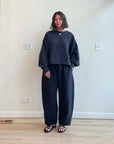 Camden Rippled Cotton Curve Pant