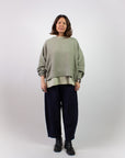 Margot Rippled Cotton Sweatshirt