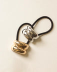 Mini Double Arch Metal Ponytail Hair Tie