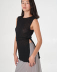 Ruched Ross Sleeveless Tunic