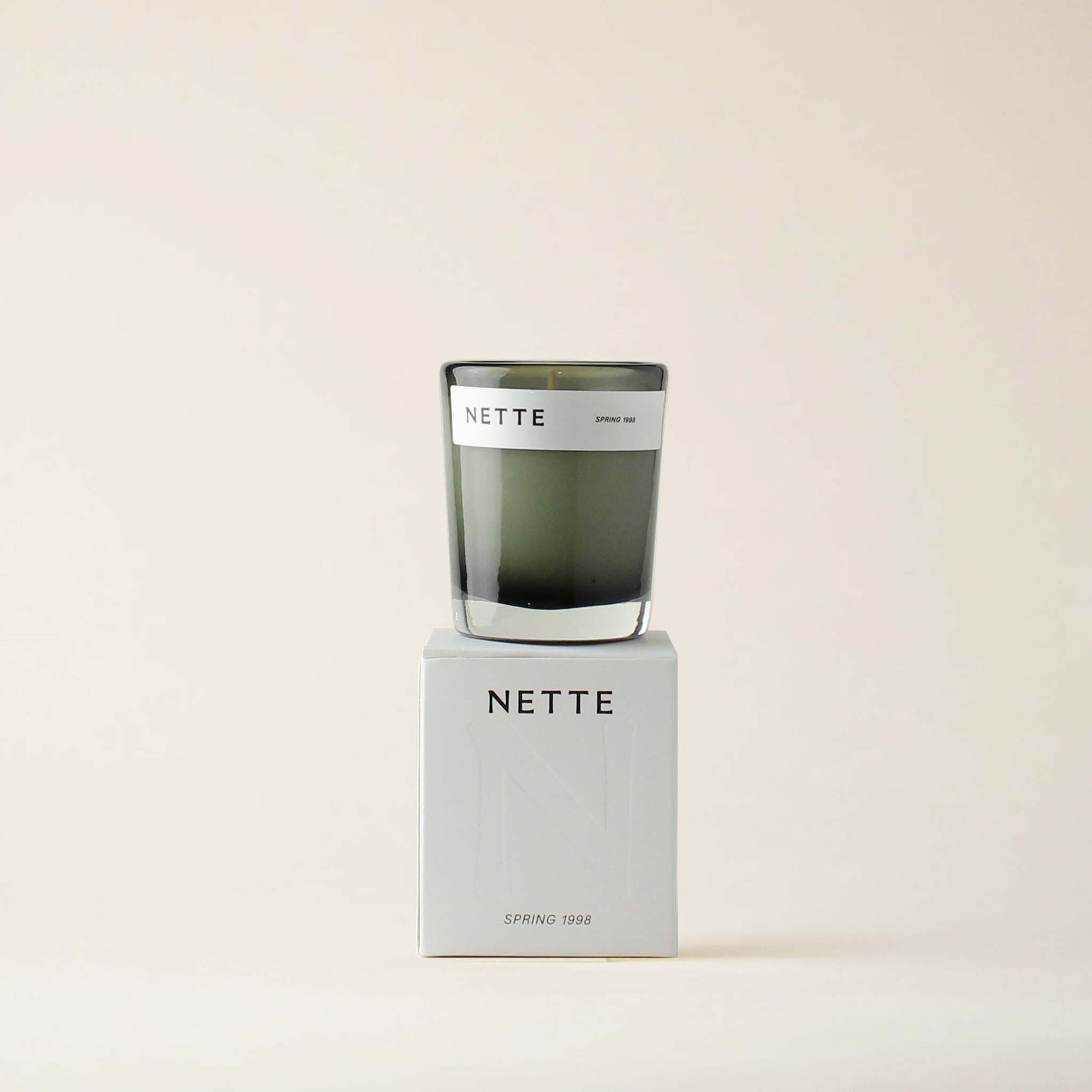 Smoky Glass Votive Candle