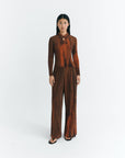 Relaxed Ombre Pleated Maro Pants