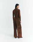 Relaxed Ombre Pleated Maro Pants