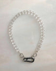 Large Link Quartz Necklace