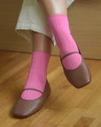 Cotton Ribbed Her Socks