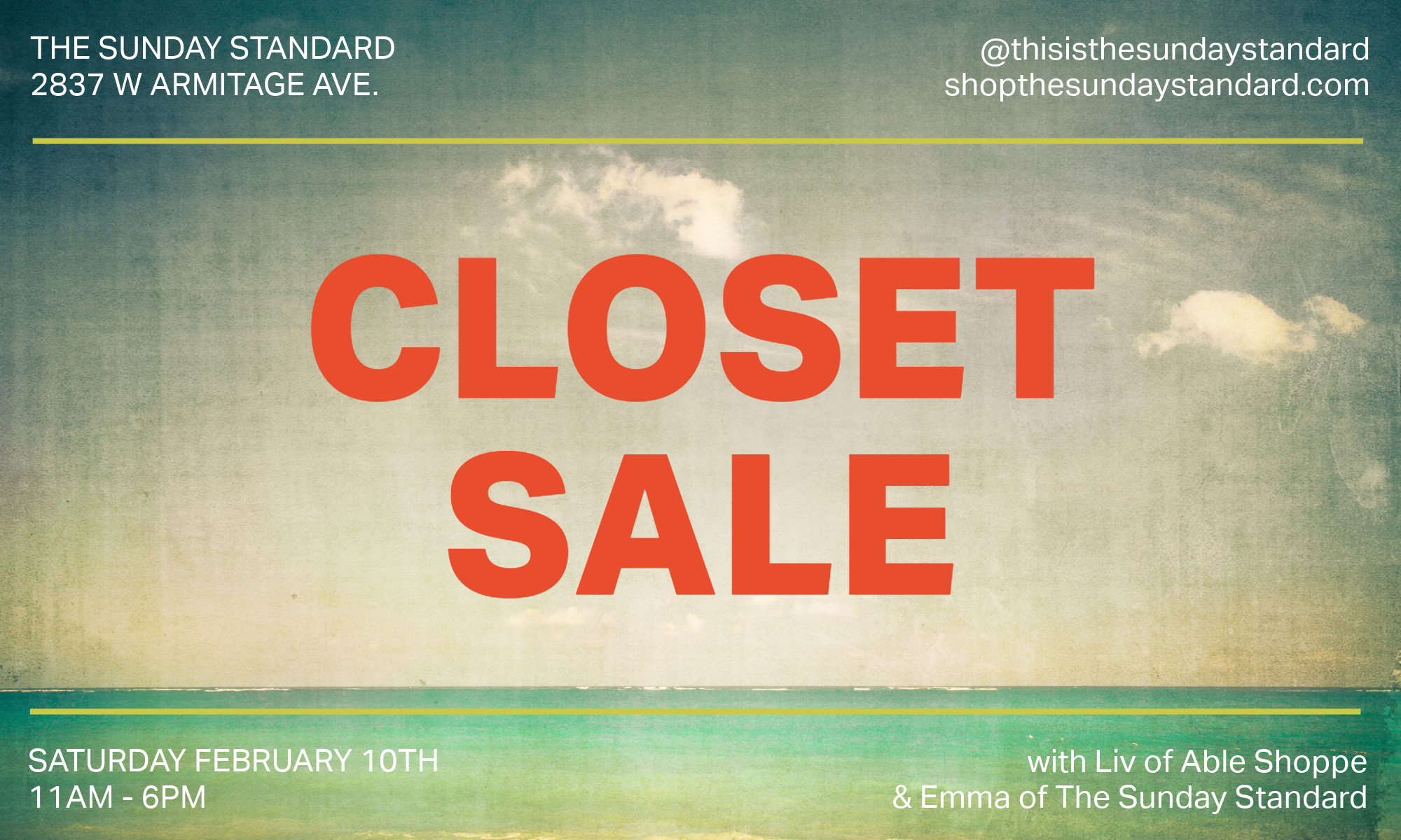 Closet Sale