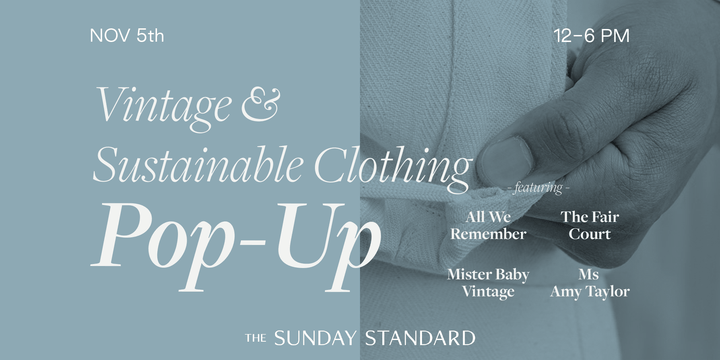Vintage & Sustainable Clothing Pop-Up