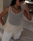 Marni Netted Cotton Tank