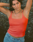 Organic Cotton Square Neck Cami
