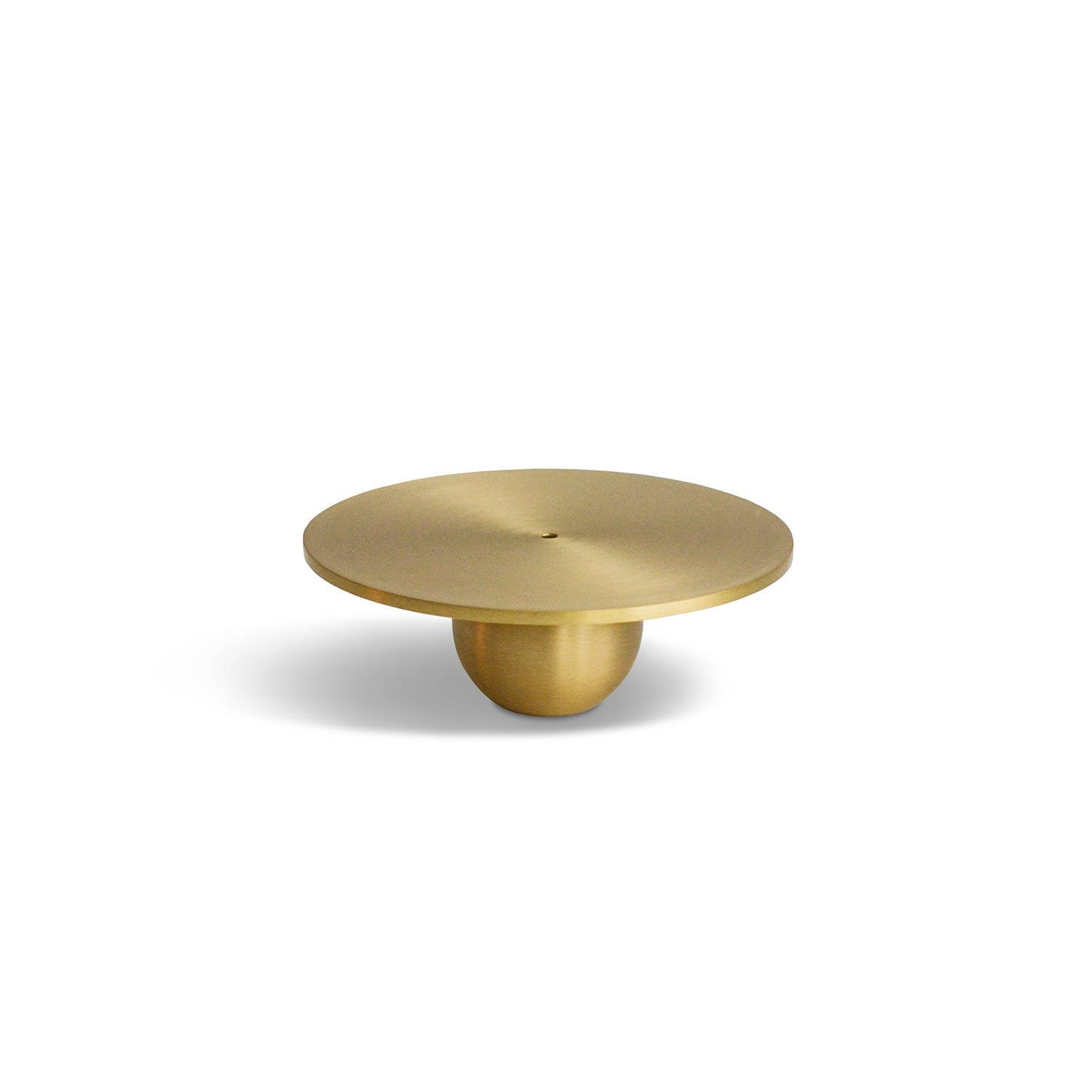 Orb Brass Incense Holder