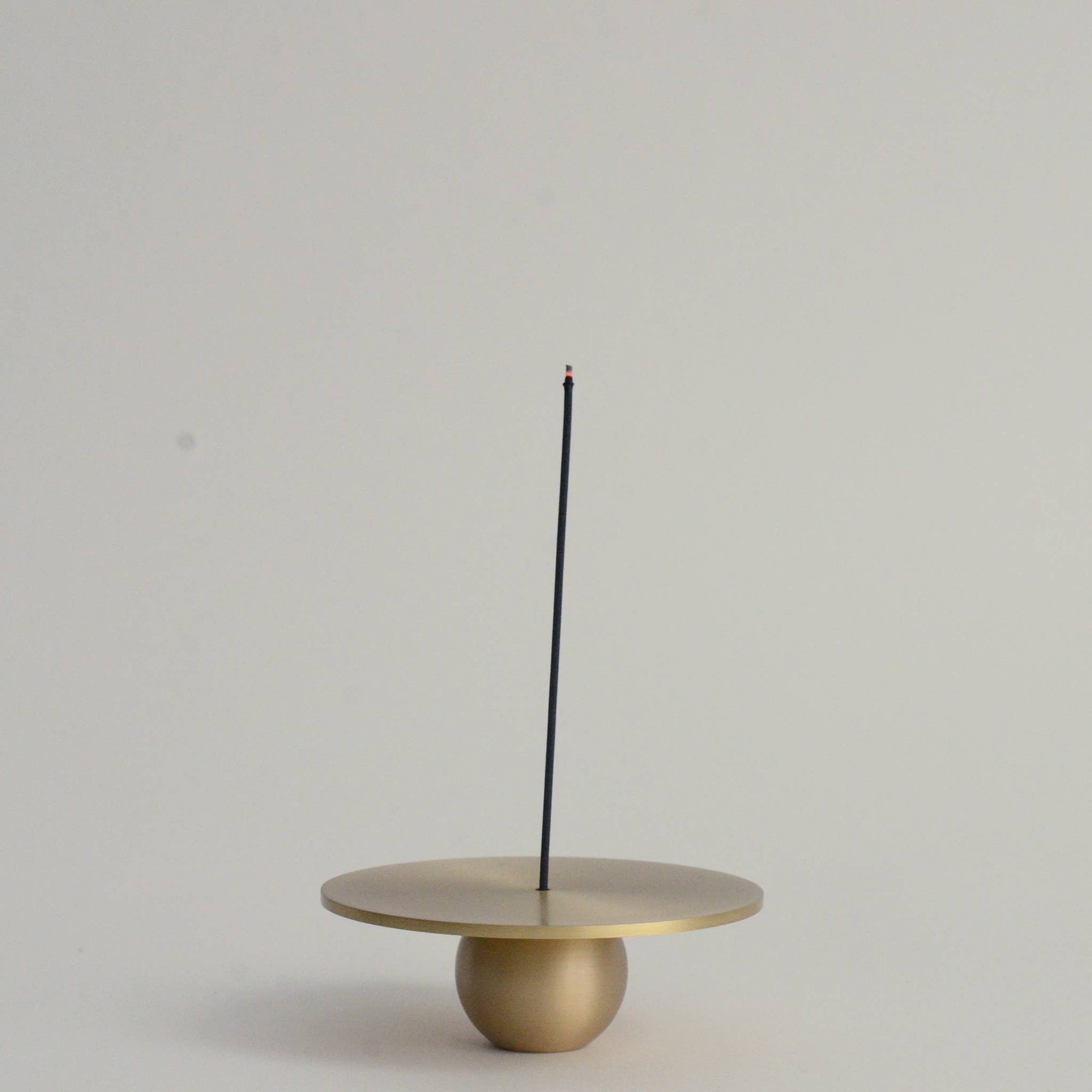 Orb Brass Incense Holder