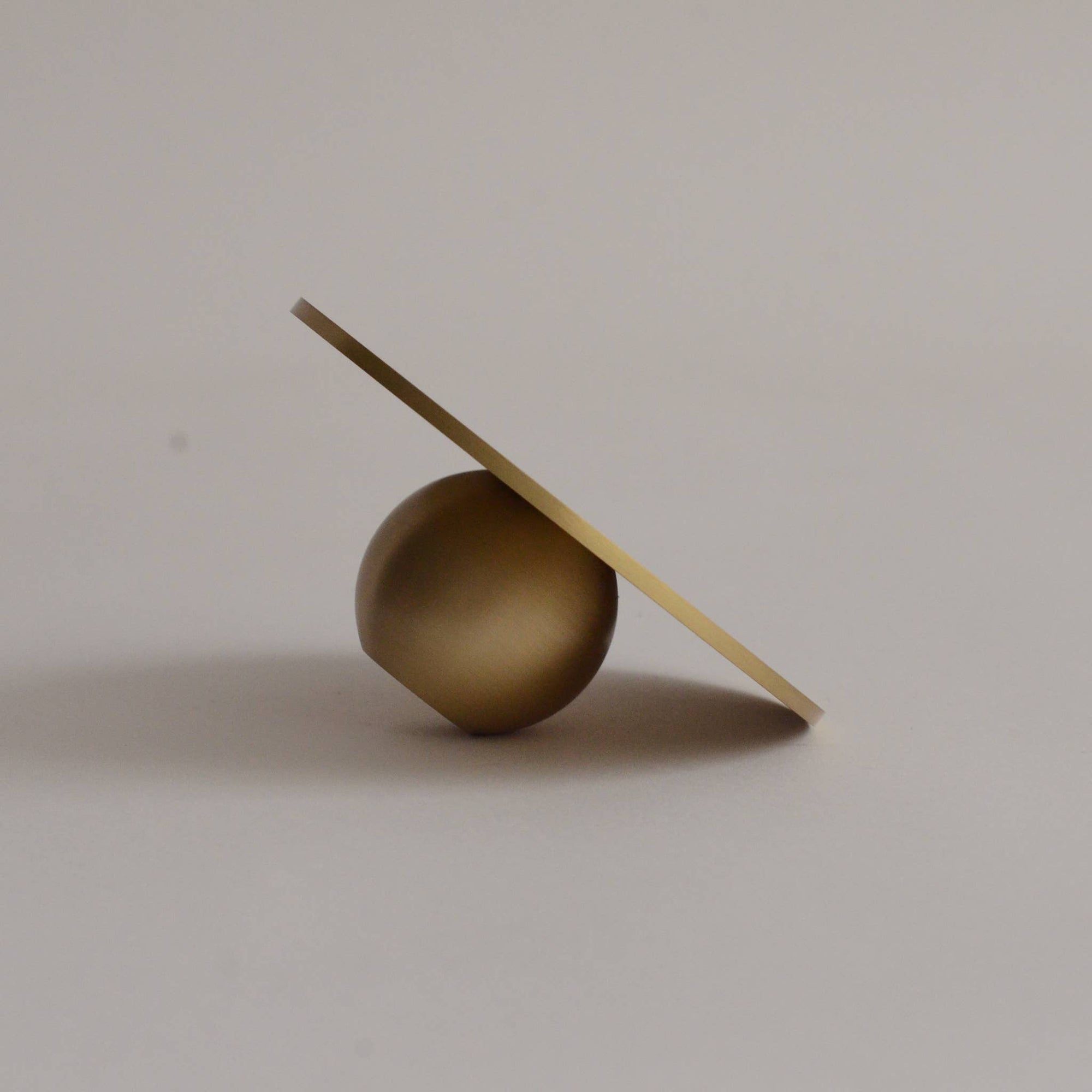 Orb Brass Incense Holder