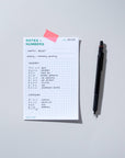 Gridded Tear-Off Notepad