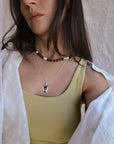Tiger's Eye & Lapis Stone Pendant