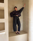 Camden Rippled Cotton Curve Pant