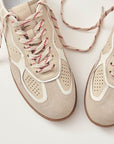 Tb.490 Rife Grain Cream Leather Sneakers