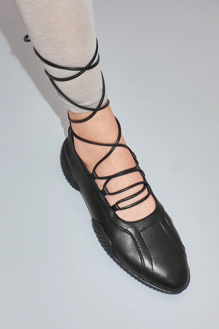Miista Averie Lace Ballerinas Black | The Sunday Standard