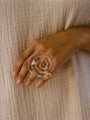 Lucite Spiral Ring