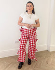 Rae Gingham Bow Pants