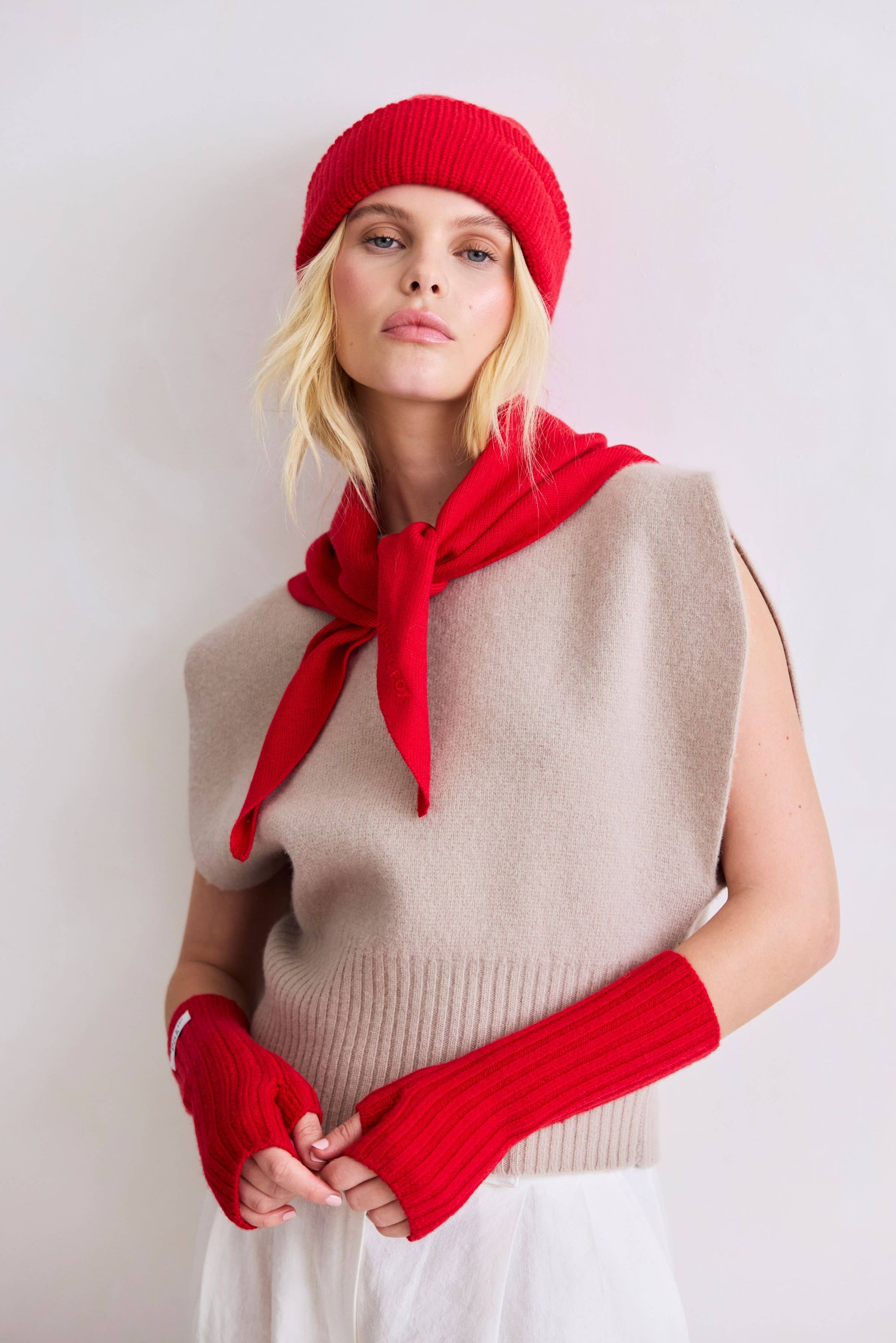 Merino Wool Fingerless Gloves