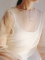 Lucite Knot Necklace