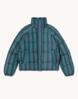 Striped Short Puffer Jacket