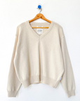 Abby Cotton V-Neck Sweater
