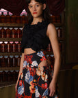 Evelyn Floral Midi Skirt